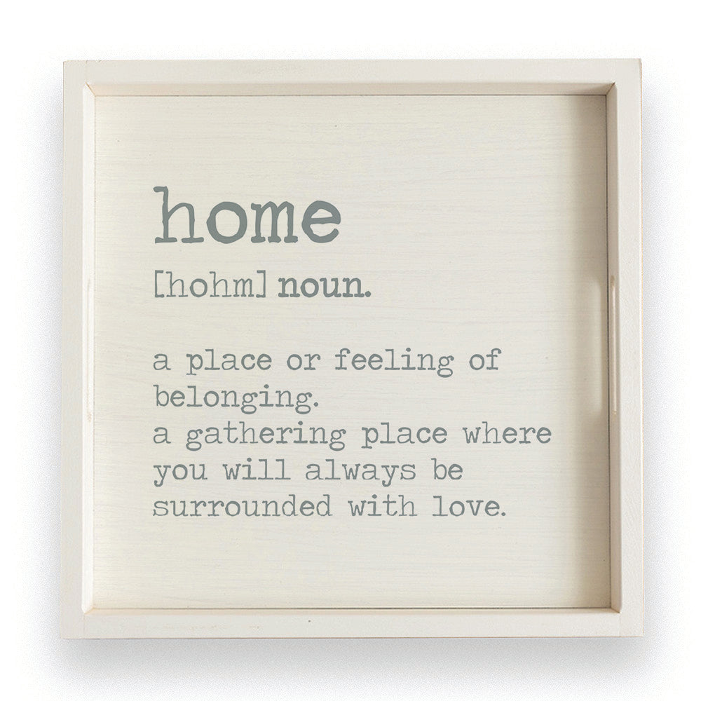 Home Definition Serving Tray