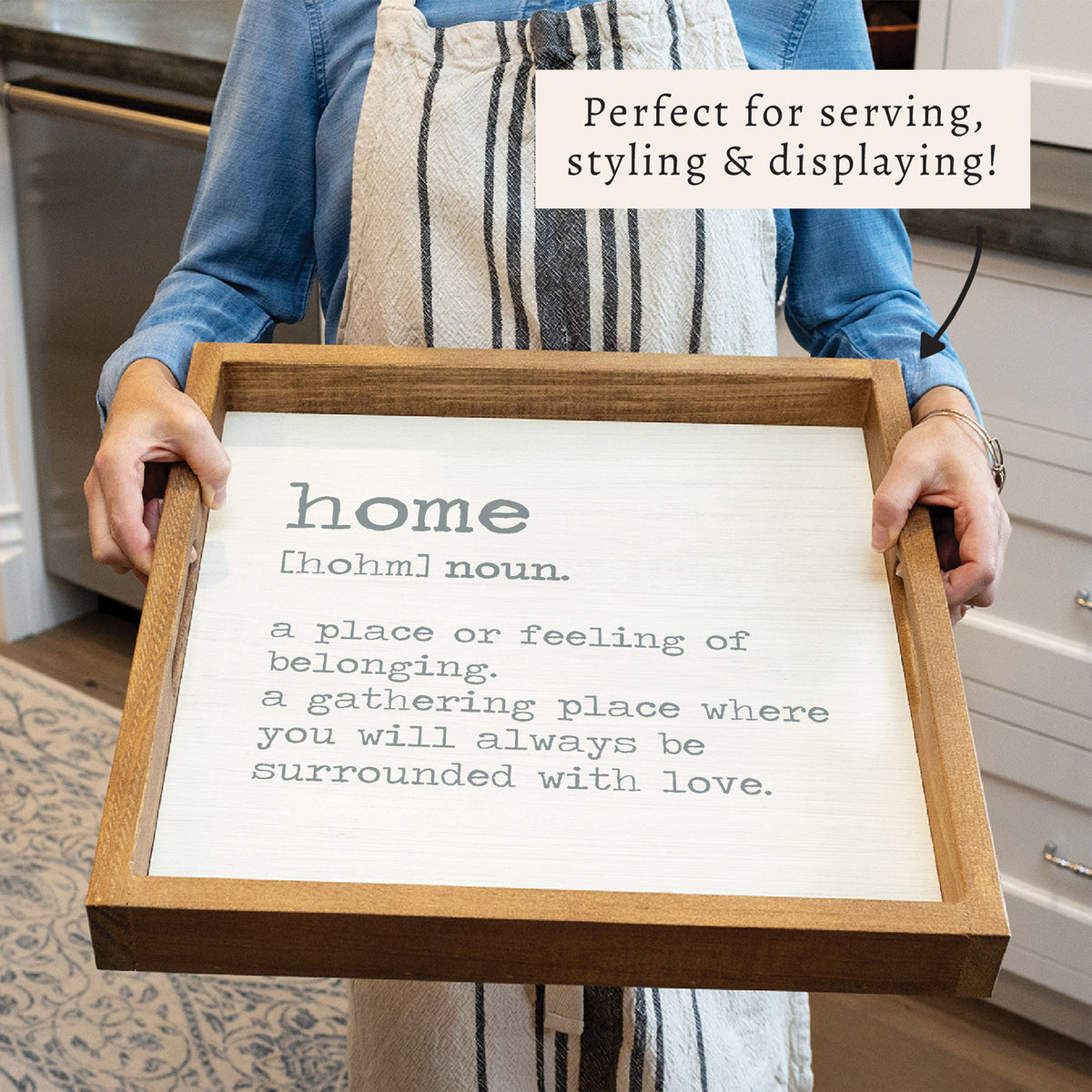 Home Definition Serving Tray