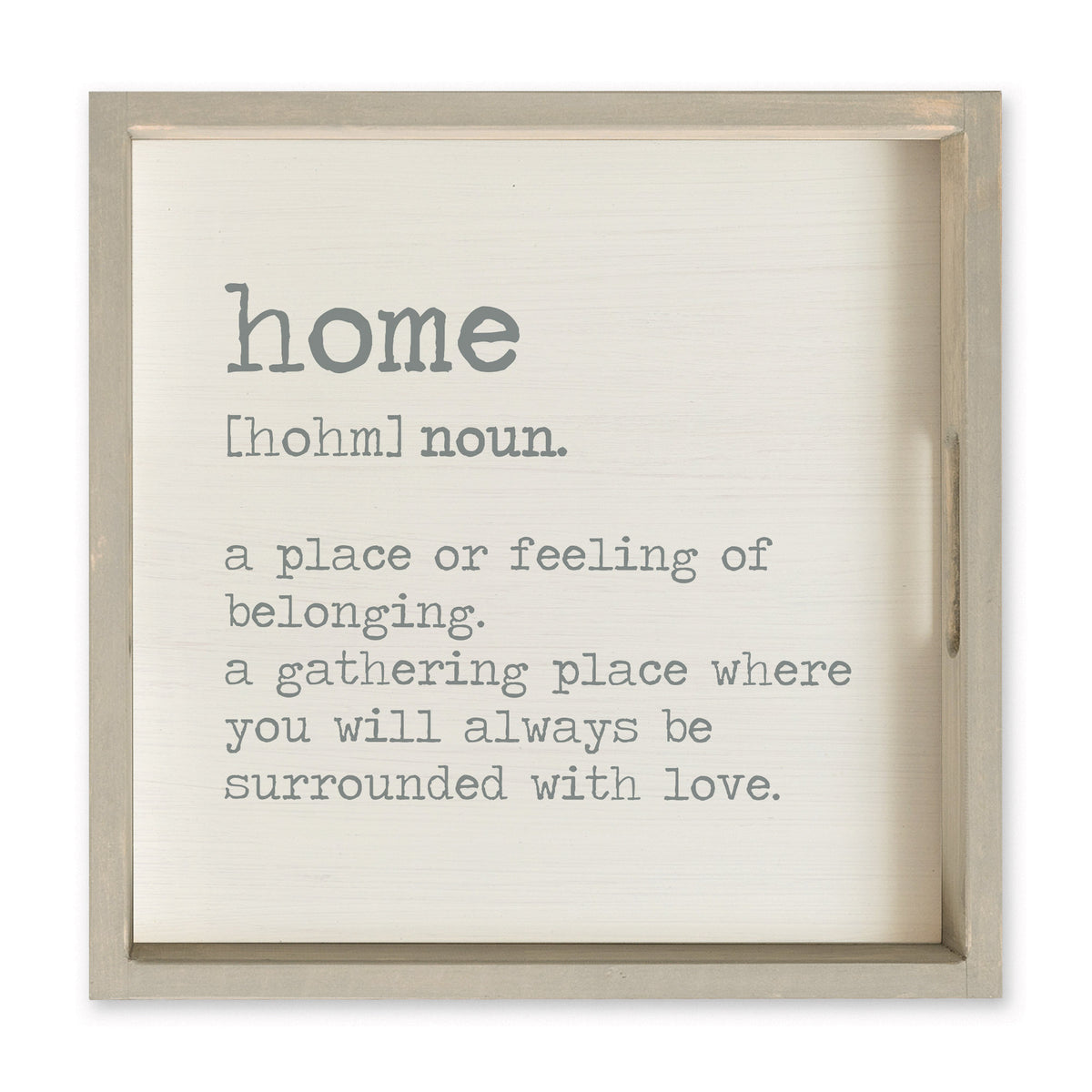 Home Definition Serving Tray