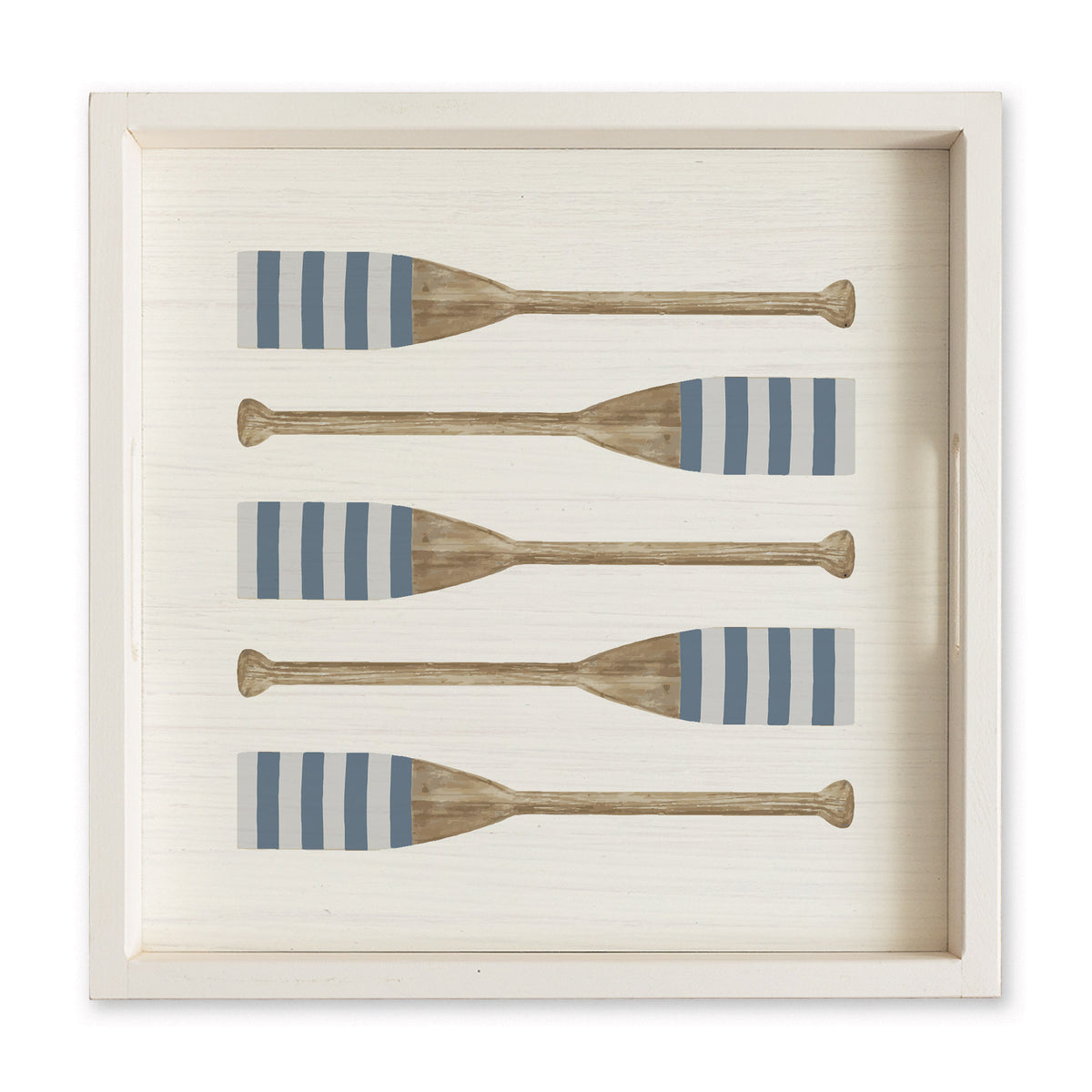 Striped Oars Serving Tray