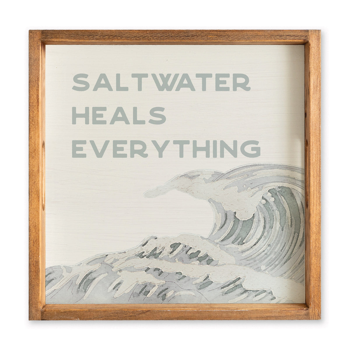 Saltwater Heals Everything Serving Tray