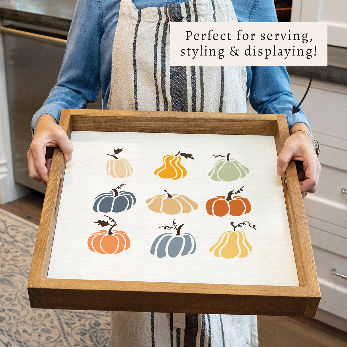 Pumpkin Patch Serving Tray