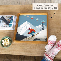 Bluebird Ski Day Serving Tray