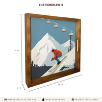 Bluebird Ski Day Serving Tray