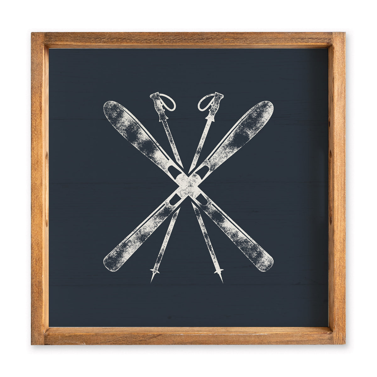 Skis Serving Tray
