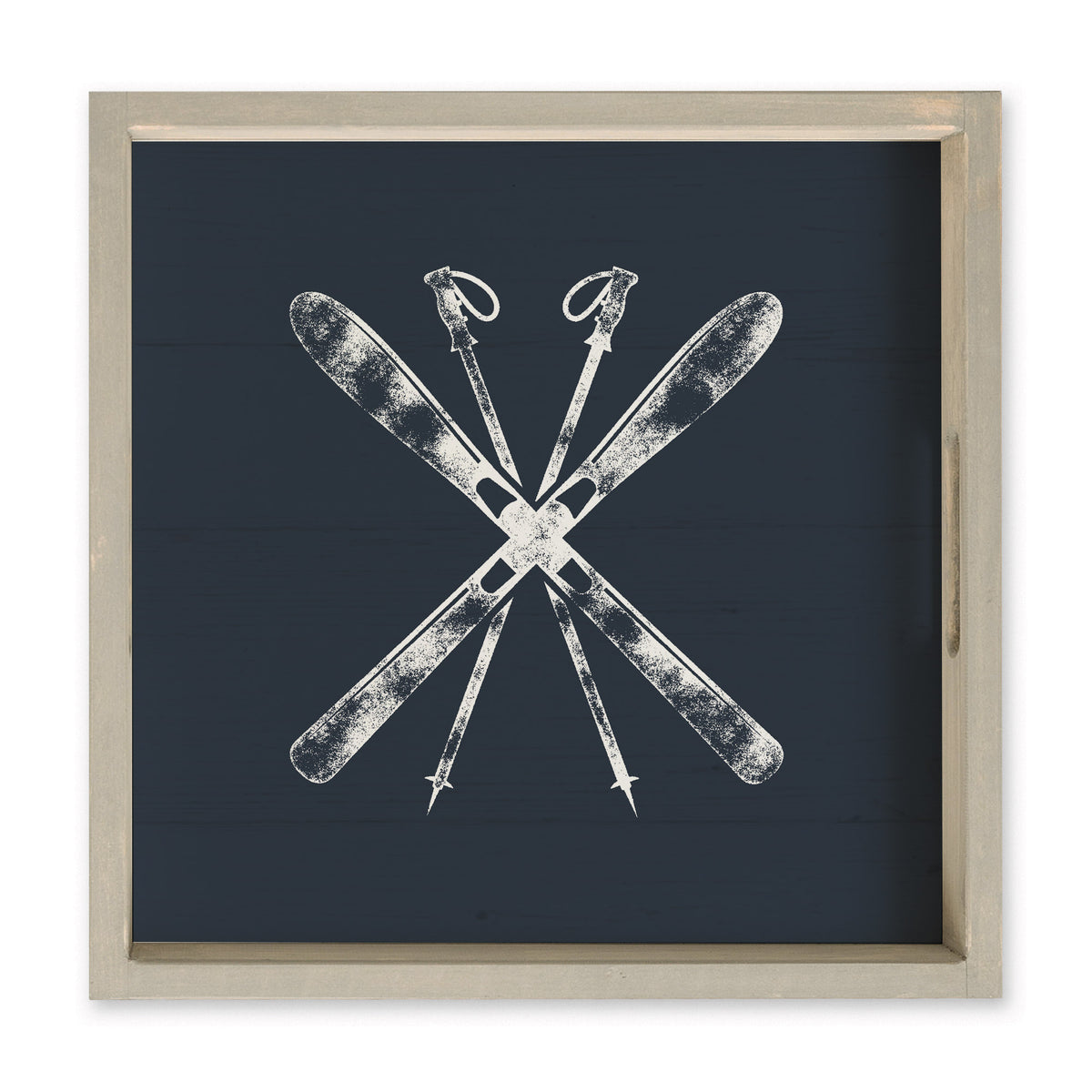 Skis Serving Tray