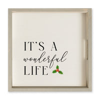 It's a Wonderful Life Serving Tray