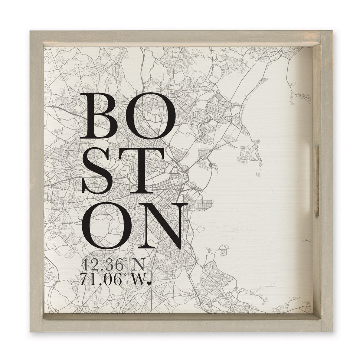 Boston City Grid Serving Tray
