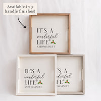 It's a Wonderful Life Personalized Serving Tray