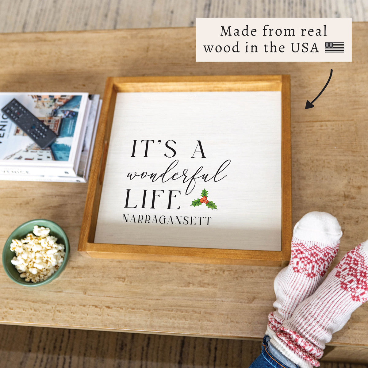 It's a Wonderful Life Personalized Serving Tray