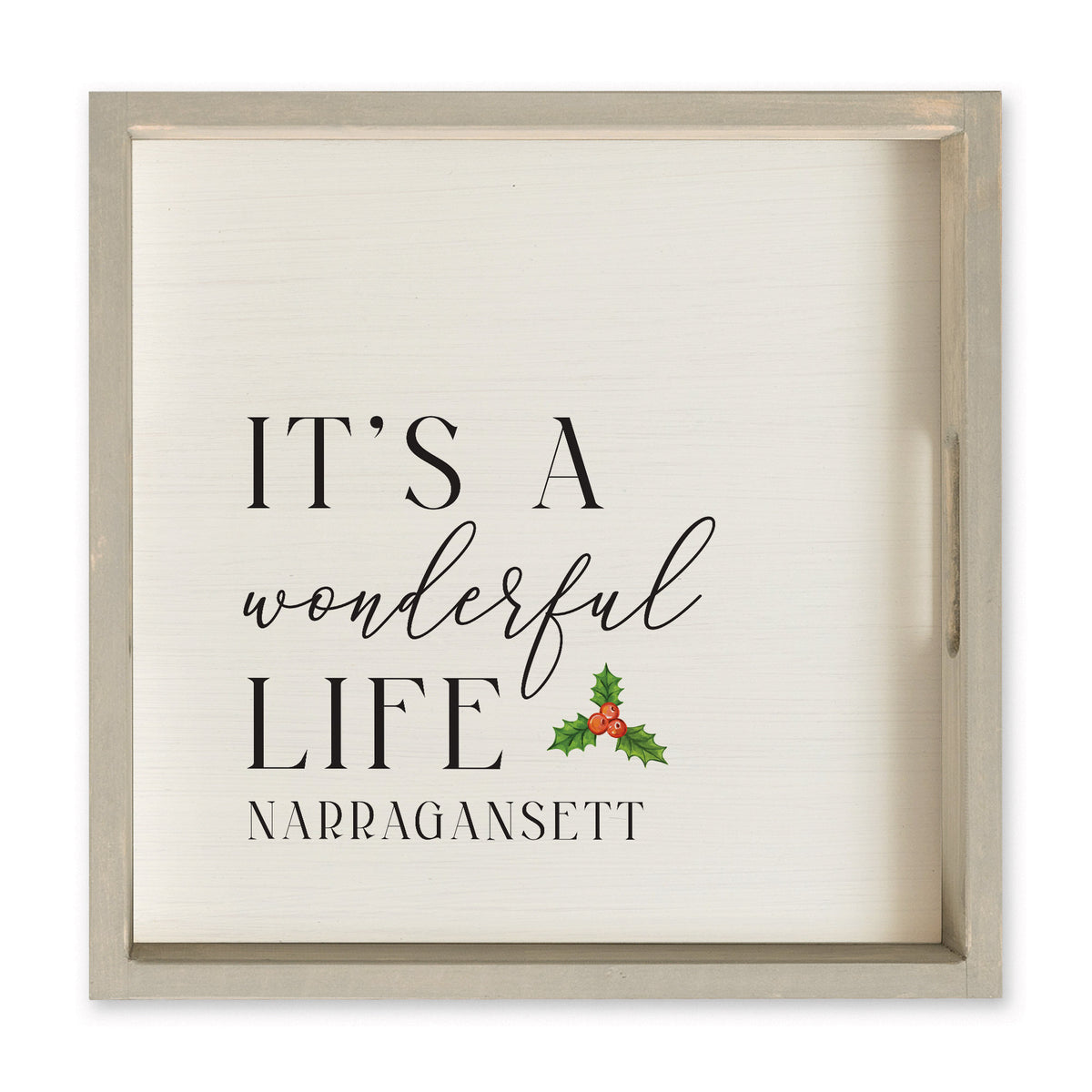 It's a Wonderful Life Personalized Serving Tray