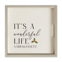 It's a Wonderful Life Personalized Serving Tray