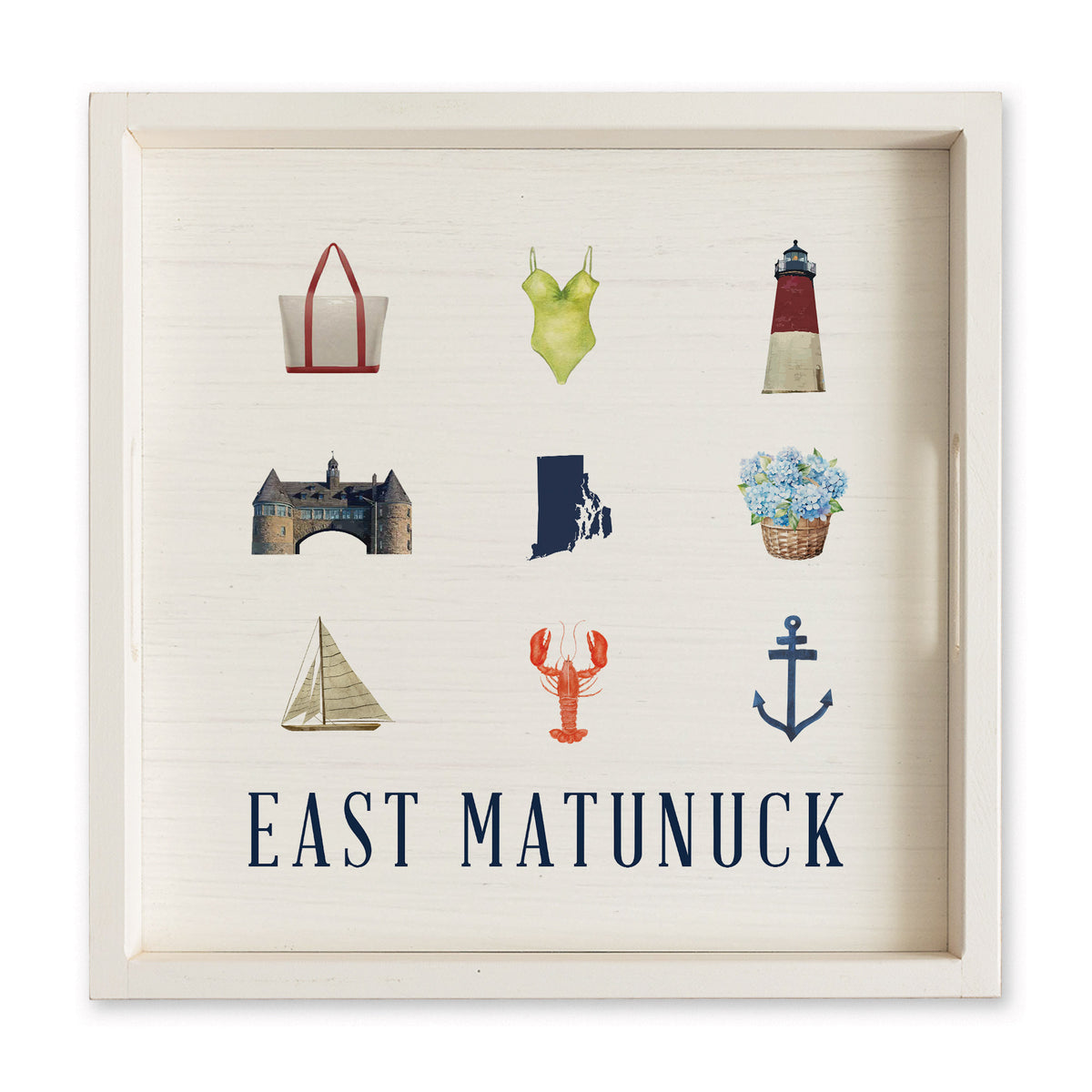 Rhode ISL And Icons Personalized Serving Tray