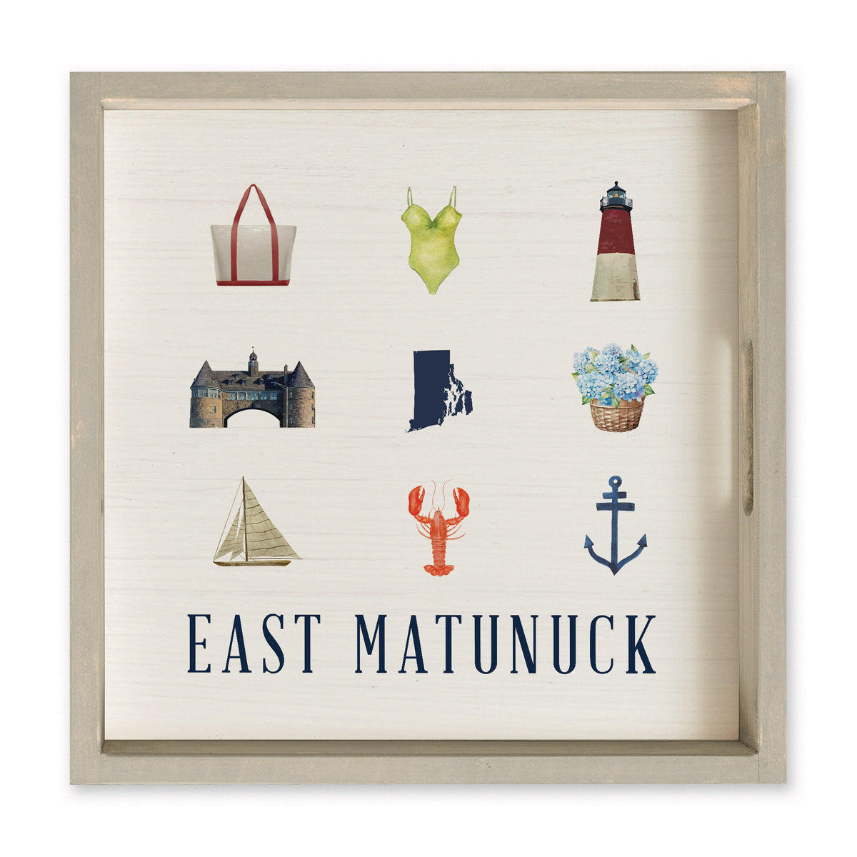 Rhode ISL And Icons Personalized Serving Tray