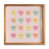 Conversation Hearts Serving Tray