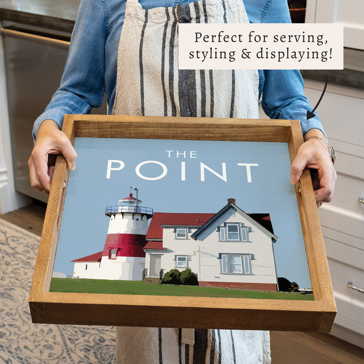 Lighthouse Point Serving Tray
