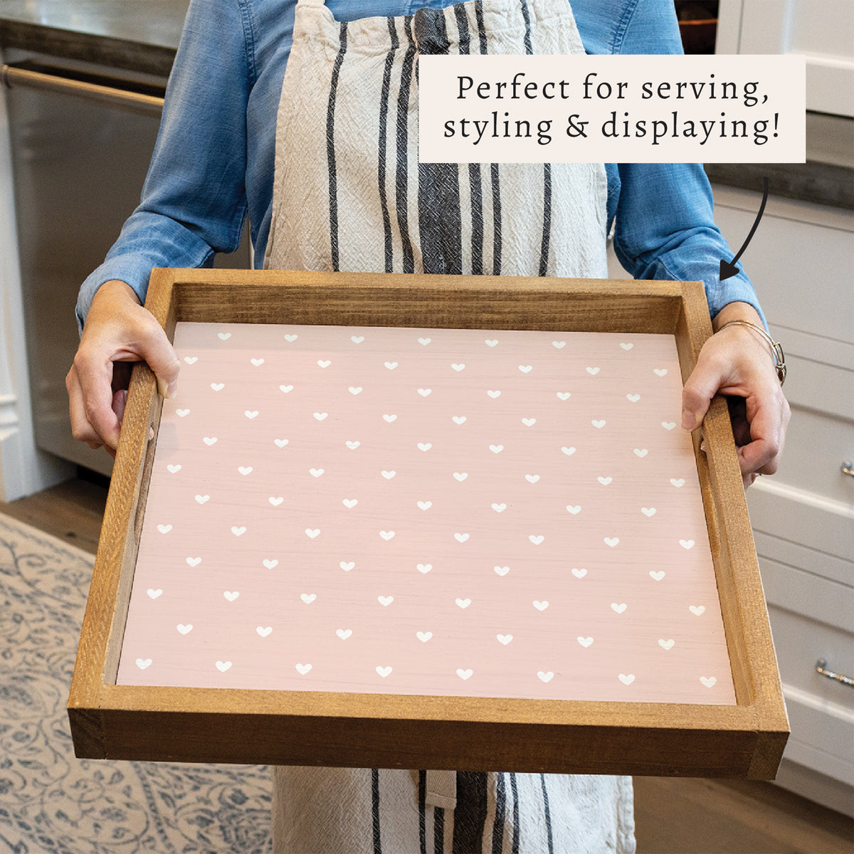 Hearts Serving Tray