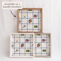 Game Day Football Icons Serving Tray