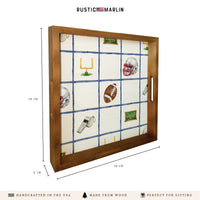 Game Day Football Icons Serving Tray