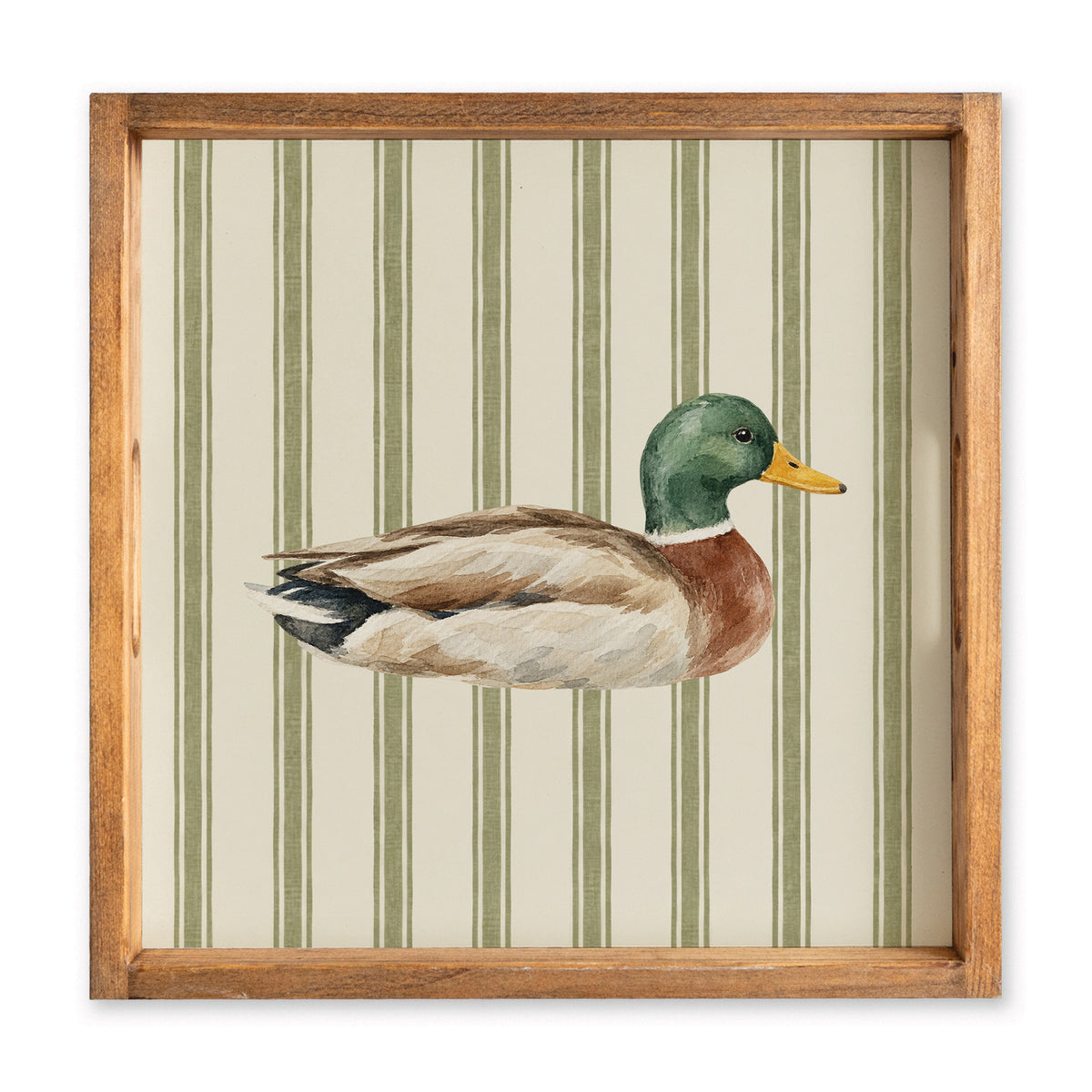 Mallard Stripe Serving Tray