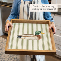 Mallard Stripe Serving Tray