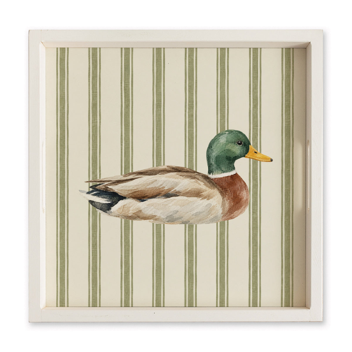 Mallard Stripe Serving Tray