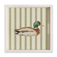 Mallard Stripe Serving Tray