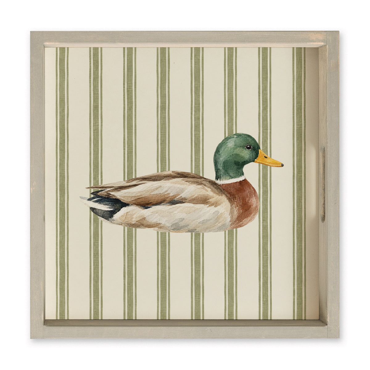 Mallard Stripe Serving Tray