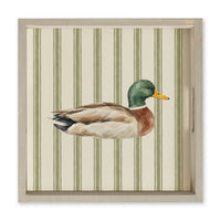 Mallard Stripe Serving Tray