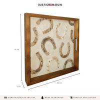 Horseshoe Pattern Serving Tray