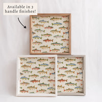 Trout Pattern Serving Tray
