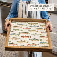 Trout Pattern Serving Tray