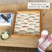 Trout Pattern Serving Tray