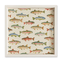 Trout Pattern Serving Tray