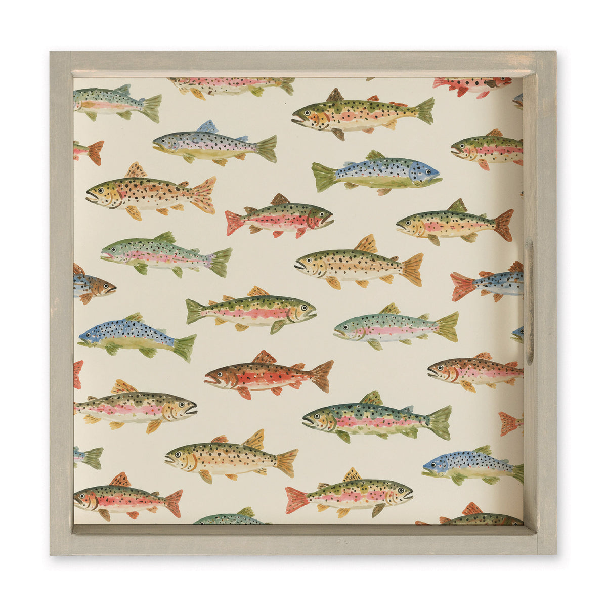 Trout Pattern Serving Tray