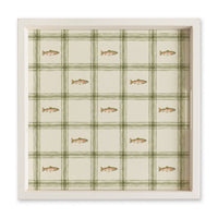 Trout Plaid Serving Tray