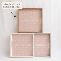 Hearts Personalized Serving Tray