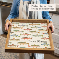 Trout Pattern Personalized Serving Tray