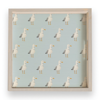 Seagull Pattern Serving Tray