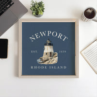 Newport Castle Hill Lighthouse Serving Tray