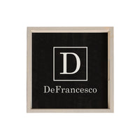 Initial Family Name Personalized Serving Tray