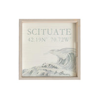 Coastal Wave Personalized Serving Tray