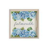 Hydrangea Bloom Personalized Serving Tray