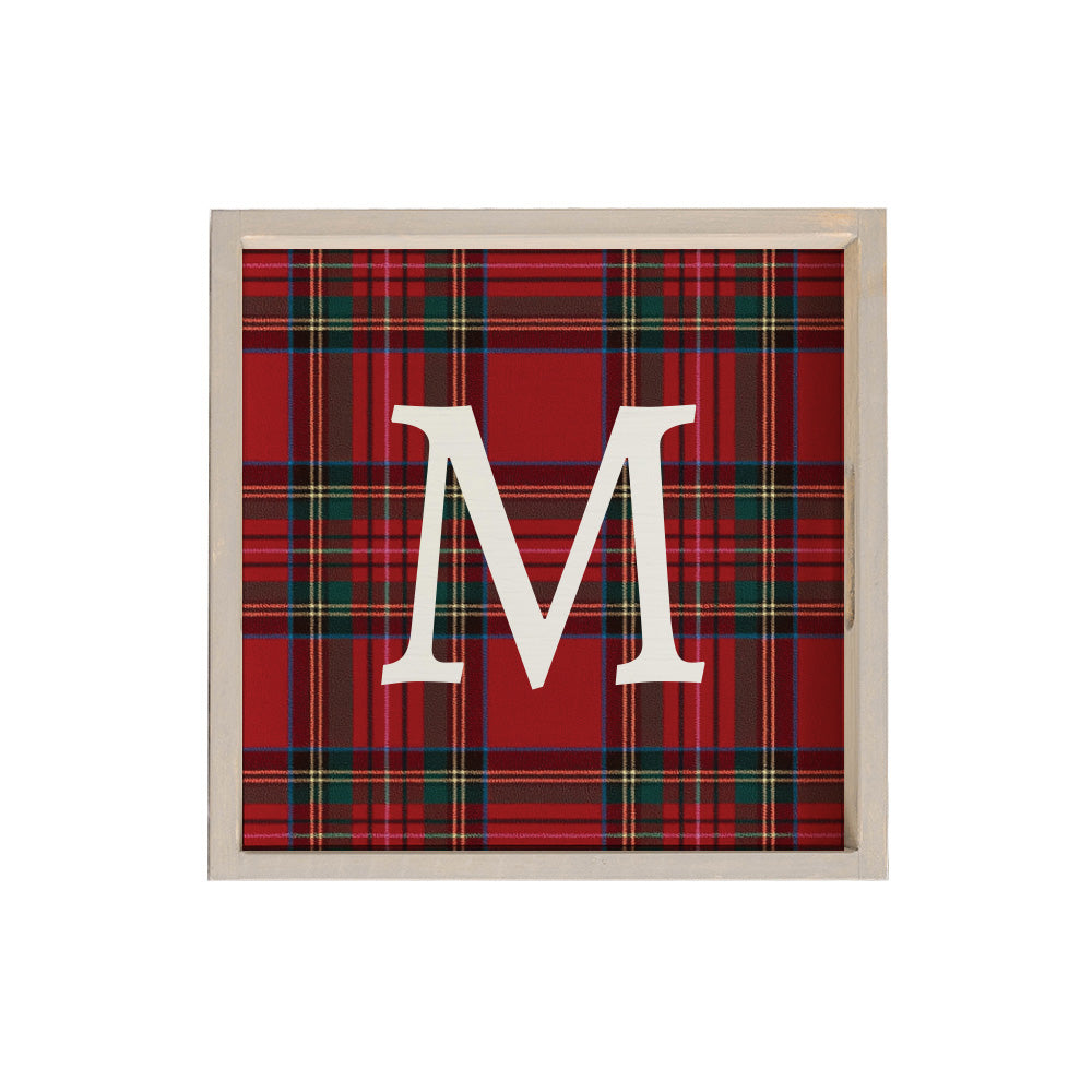 Classic Tartan Personalized Serving Tray