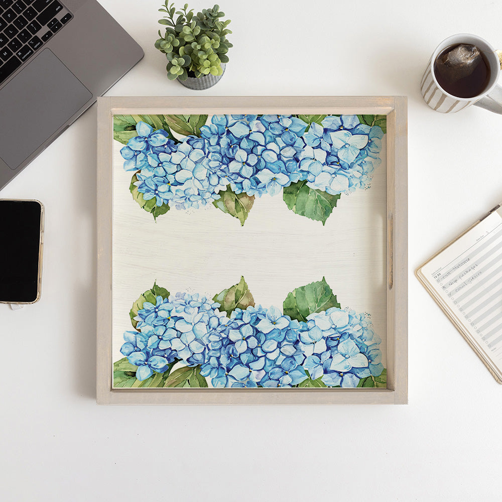 Hydrangea Bloom Tray Serving Tray