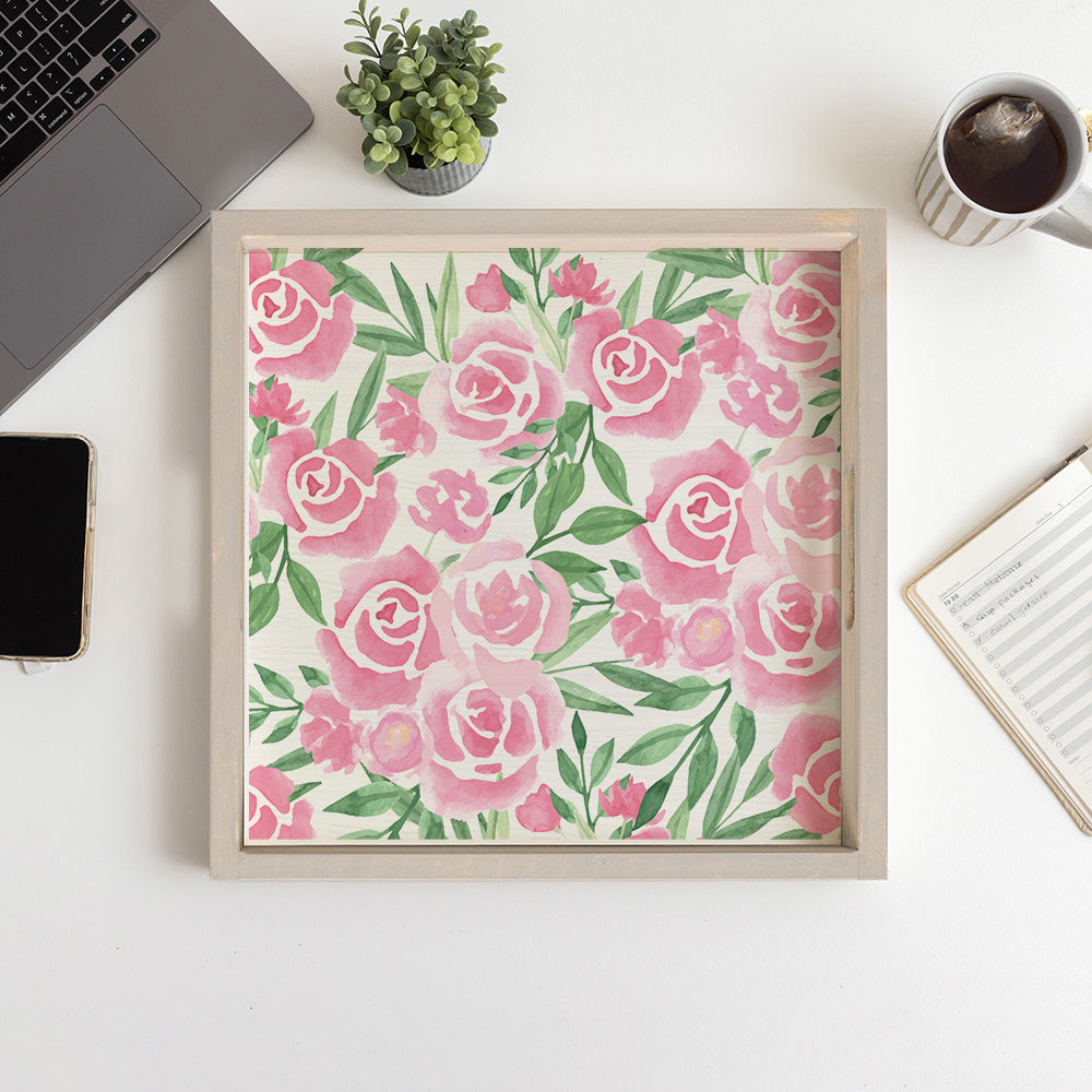 Roses Serving Tray