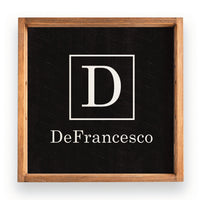 Initial Family Name Personalized Serving Tray