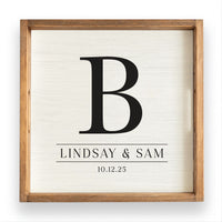 Initial Personalized Serving Tray