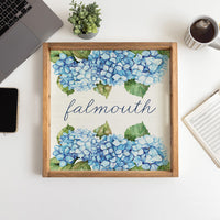 Hydrangea Bloom Personalized Serving Tray