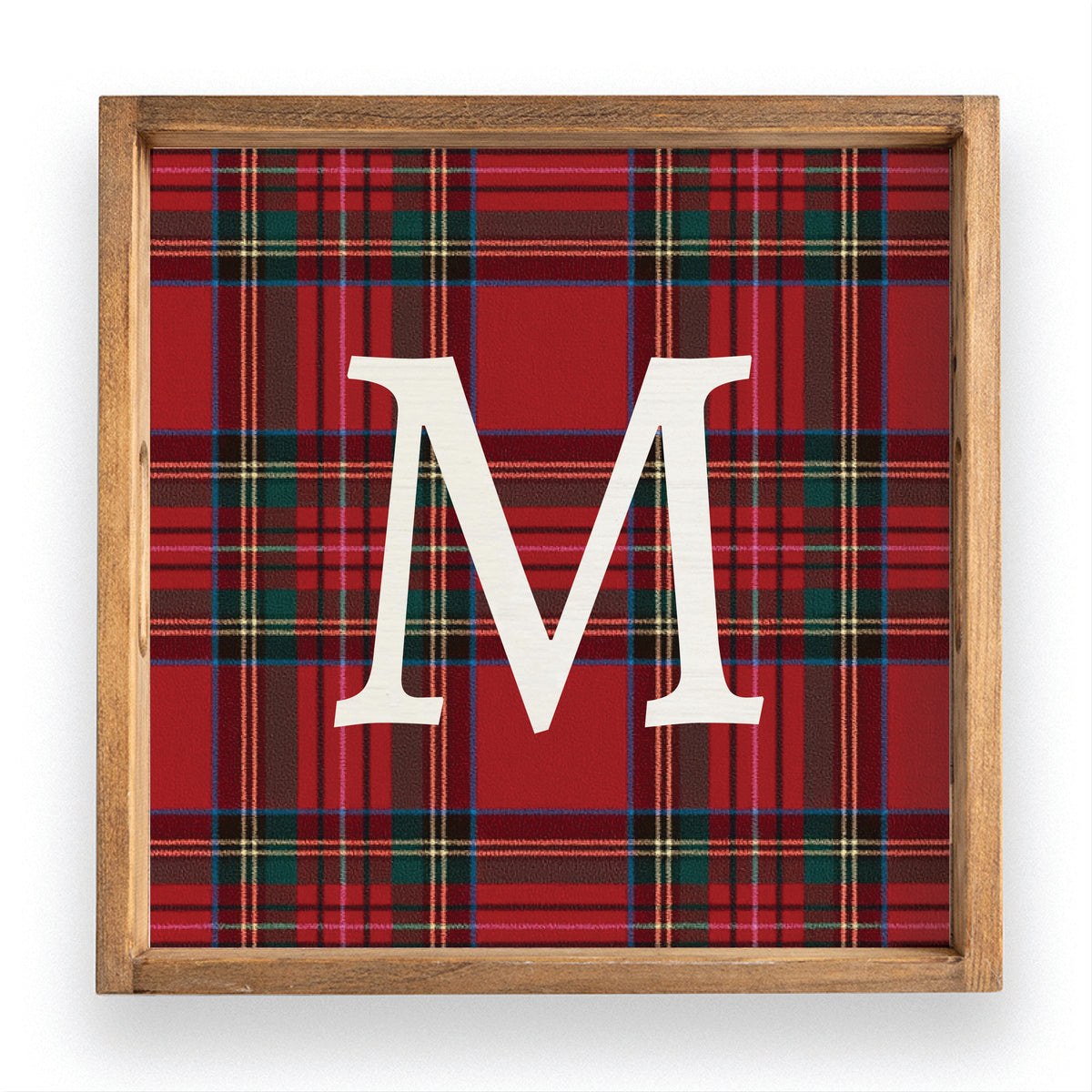 Classic Tartan Personalized Serving Tray